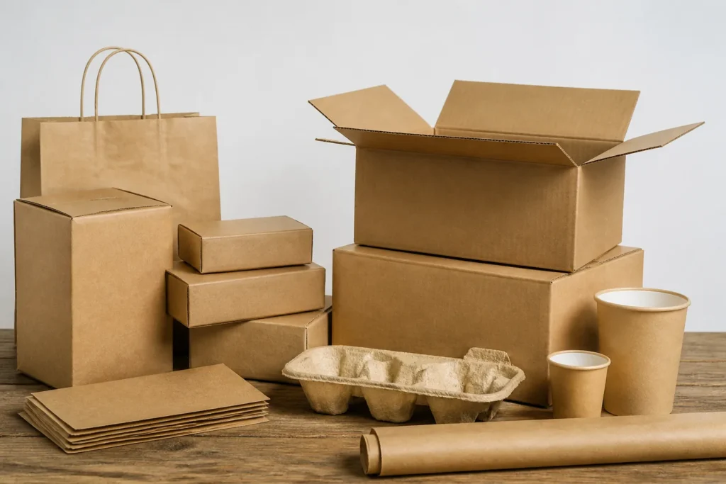 Sustainable shipping packaging carton